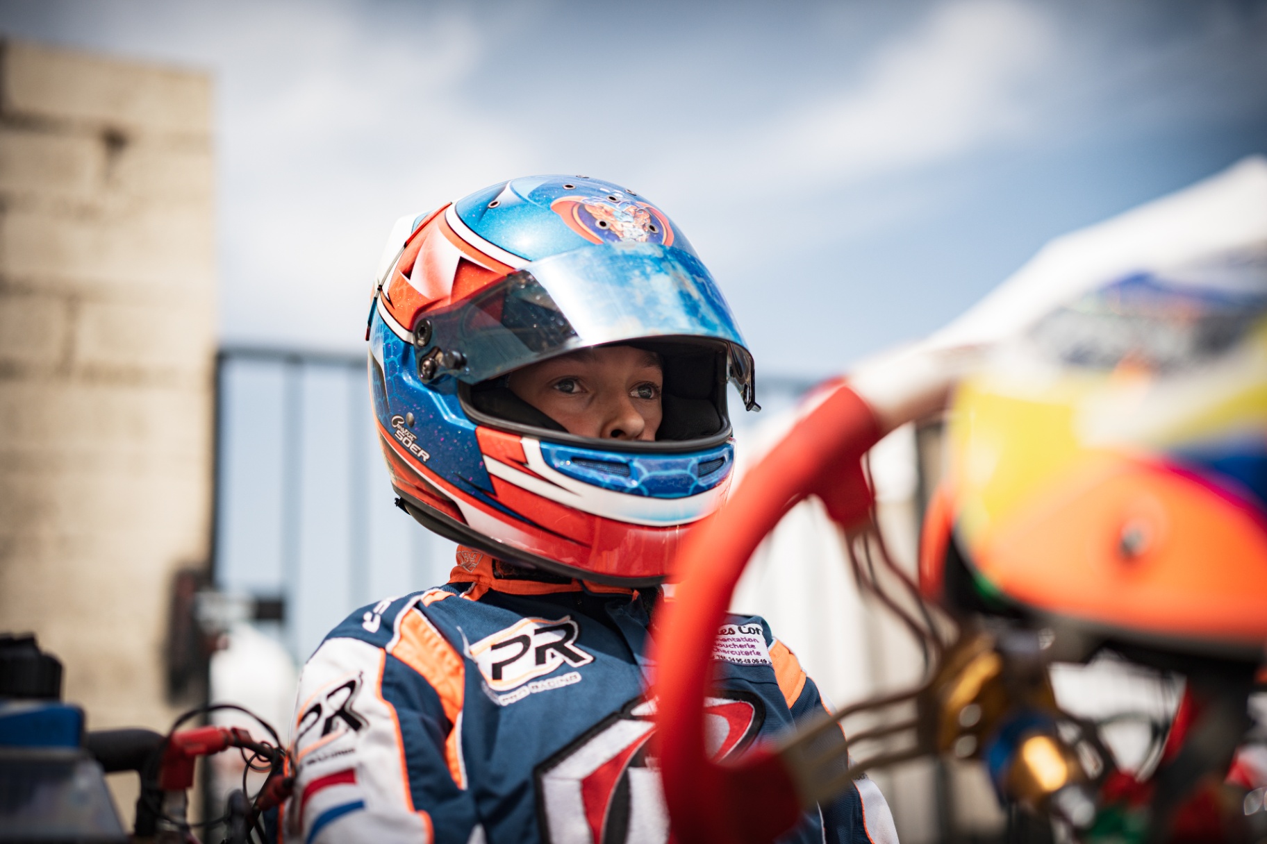 Carsten Soer in helmet